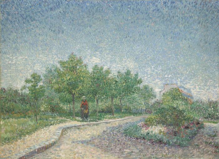 Vincent Van Gogh Corner in Voyer-d'Argenson Park at Asnieres Germany oil painting art